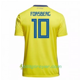 Billige Fotballdrakter Sverige Forsberg 10 VM 2018 Hjemmedraktsett